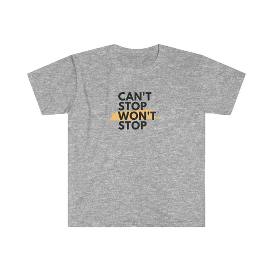 Can't Stop Won't Stop Vintage Shirt, Unstoppable Shirt for Men, HipHop Gifts, Gift for Men, Trendy Shirt for Men, Work Shirt for Men