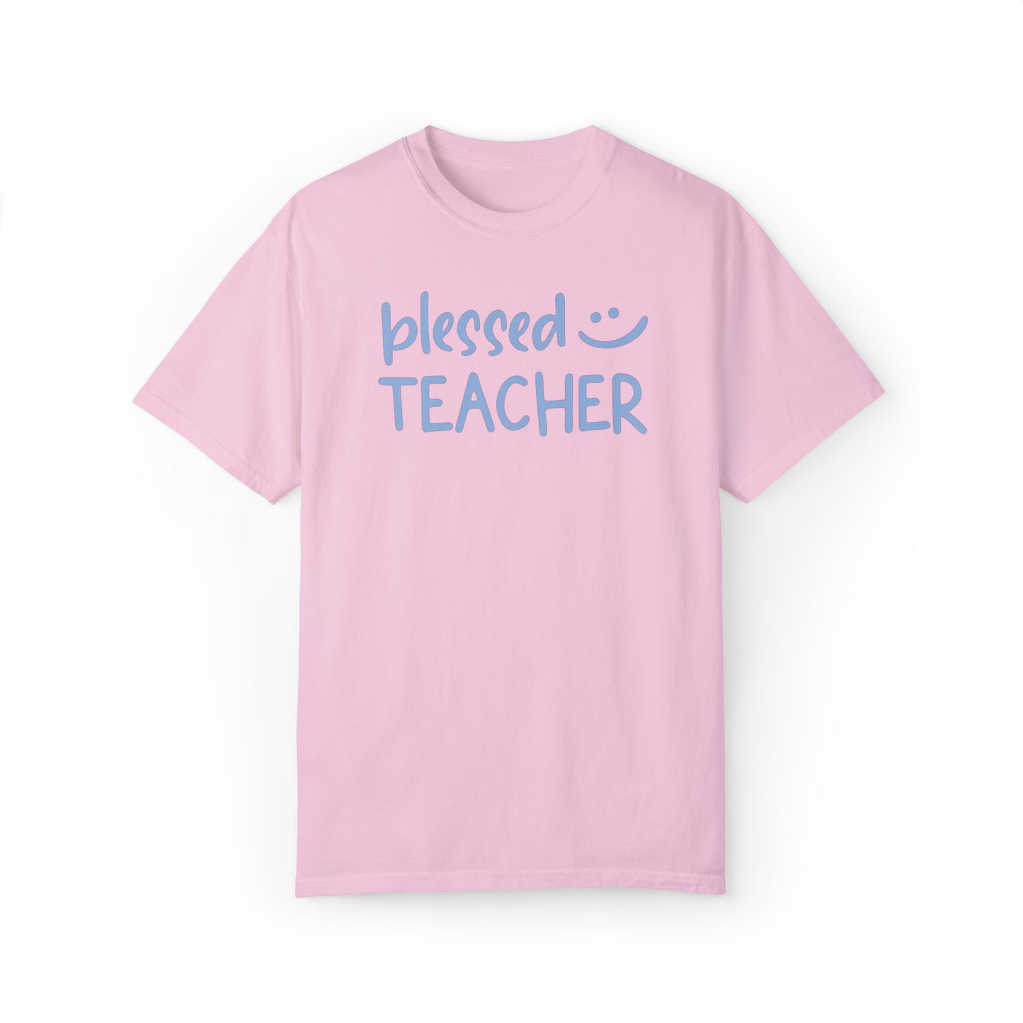 Blessed Teacher at Work T-Shirt, Teacher Motivation Inspire Shirt, Teacher Life Mode, Preschool Elemen Teacher Shirt, Christian Teacher Gift