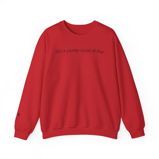 It's a Purdy Kind of Day Sweatshirt Oversize Hoodie Super bowl 49ers Team Game Day Wear Sports Fan Gift for Him Her Mom Dad