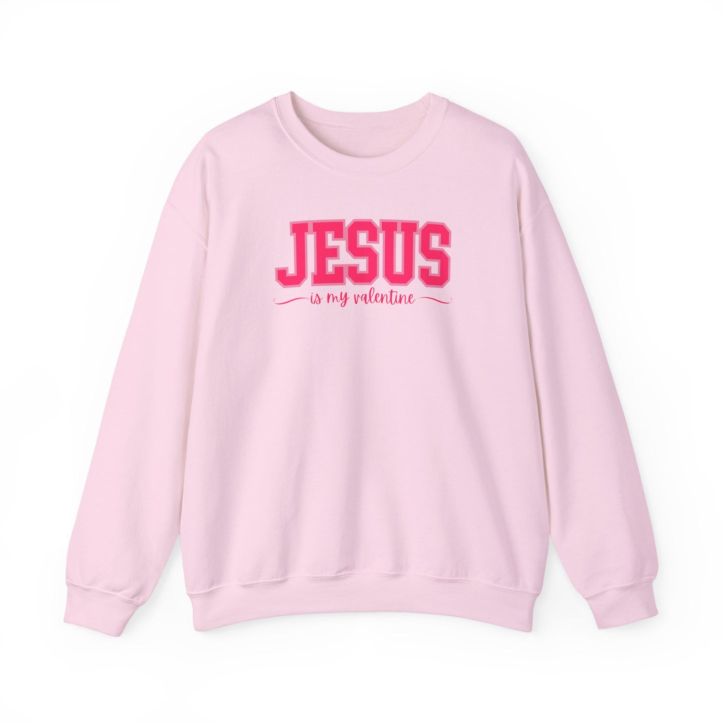 Jesus Is My Valentine Oversize Sweatshirt Hoodie Valentine's Day Gift for Best Friend Mom Wife Christian Shirt Bible Verse Love Like Jesus