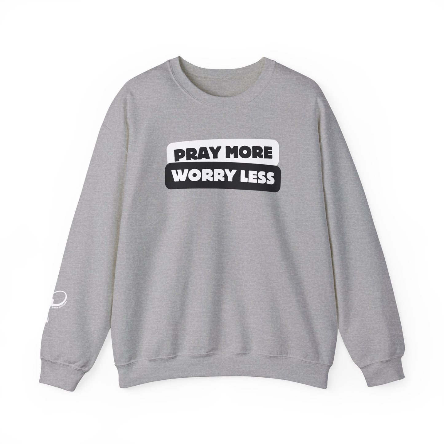 Pray More Worry Less Men Women Sweatshirt Hoodie Christian Bible Quotes Inspiration Motivation Quotes Gift for Her Him Prayer Request