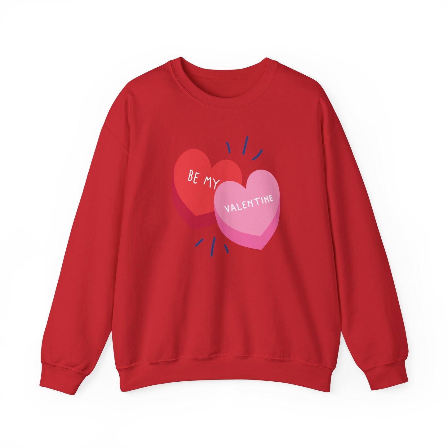 Be My Valentine Sweatshirt Hearts I Love You Shirt Oversize Hoodie Sweet Cute Candy Valentine's Day Gift Best Friend Gift Wife Mom Gift