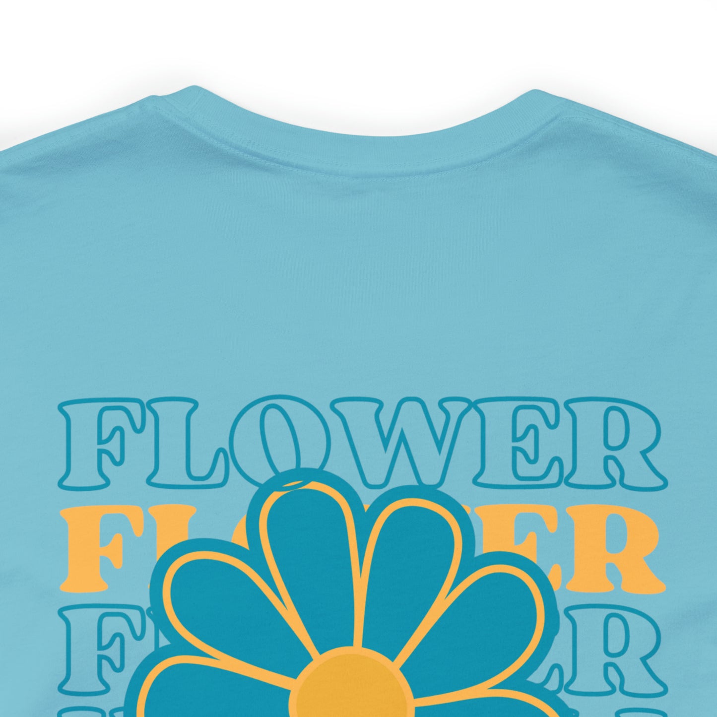 Flower Print Shirt, Flower Power Hippie Shirt, Summer Festival TShirt, Flower Girl Gift, Daisy Shirt, Gift for Women, Flower Graphic Tee