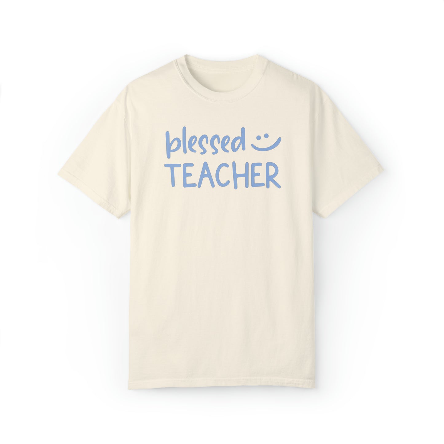 Blessed Teacher at Work T-Shirt, Teacher Motivation Inspire Shirt, Teacher Life Mode, Preschool Elemen Teacher Shirt, Christian Teacher Gift