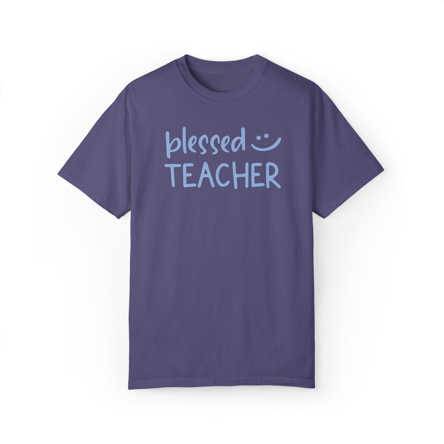 Blessed Teacher at Work T-Shirt, Teacher Motivation Inspire Shirt, Teacher Life Mode, Preschool Elemen Teacher Shirt, Christian Teacher Gift