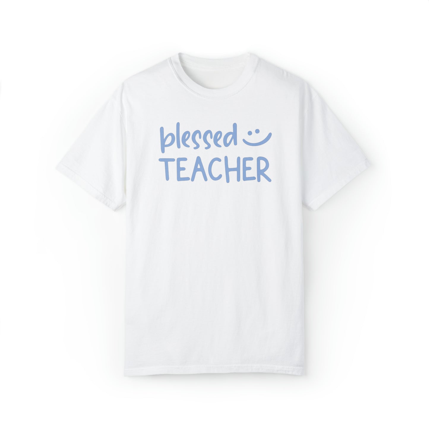 Blessed Teacher at Work T-Shirt, Teacher Motivation Inspire Shirt, Teacher Life Mode, Preschool Elemen Teacher Shirt, Christian Teacher Gift