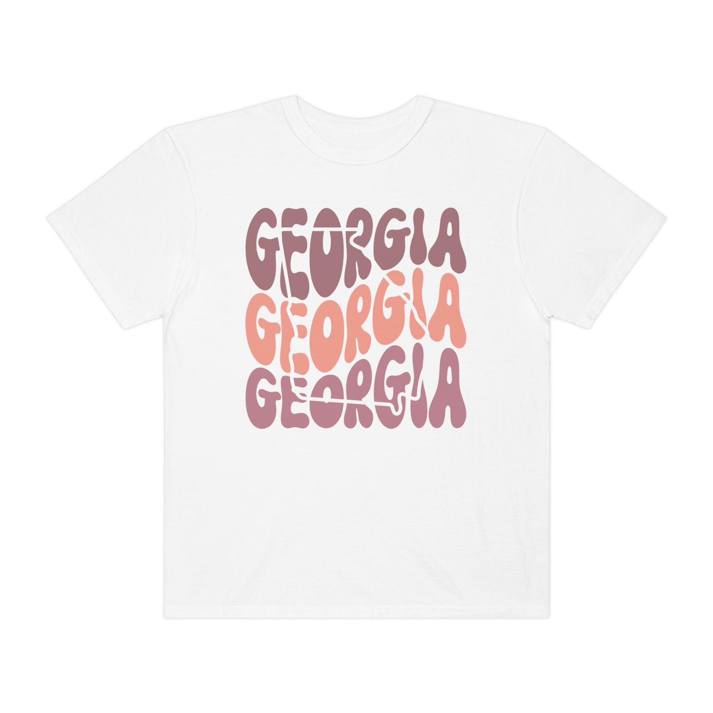 Georgia State Graphic T-Shirt, Moving to GA New Job, Atlanta Georgia Travel Gifts, Georgia Bulldog Shirt, Georgia Peach, GA University Shirt