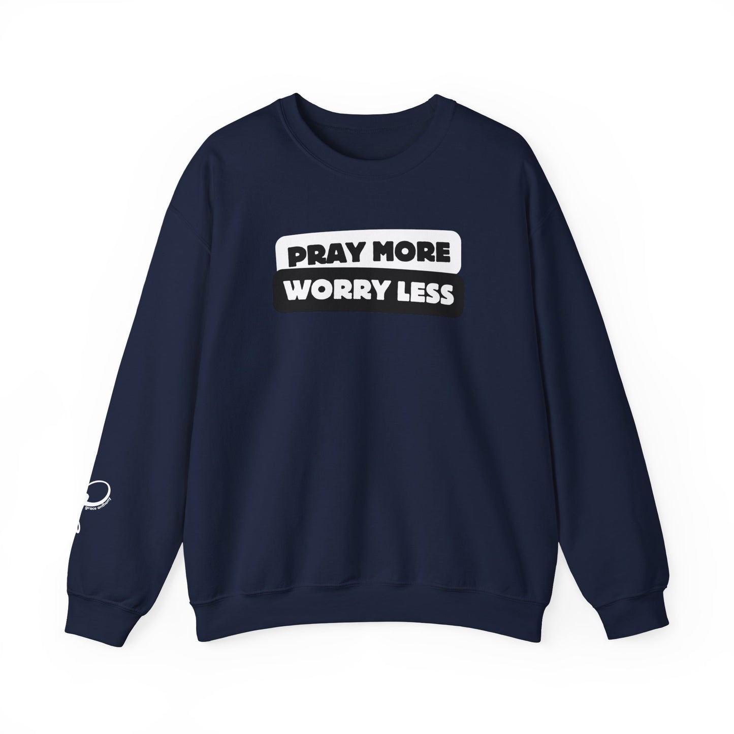 Pray More Worry Less Men Women Sweatshirt Hoodie Christian Bible Quotes Inspiration Motivation Quotes Gift for Her Him Prayer Request