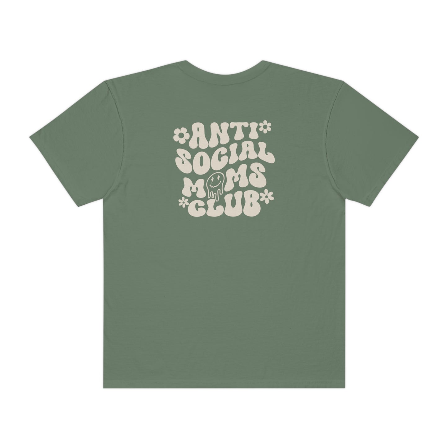 Anti Social Moms Club Shirt, Comfort Colors Shirt, Overwhelmed New Mom Shirt, Gift for Moms, Funny Shirt for Mom, Trendy Shirt for Women