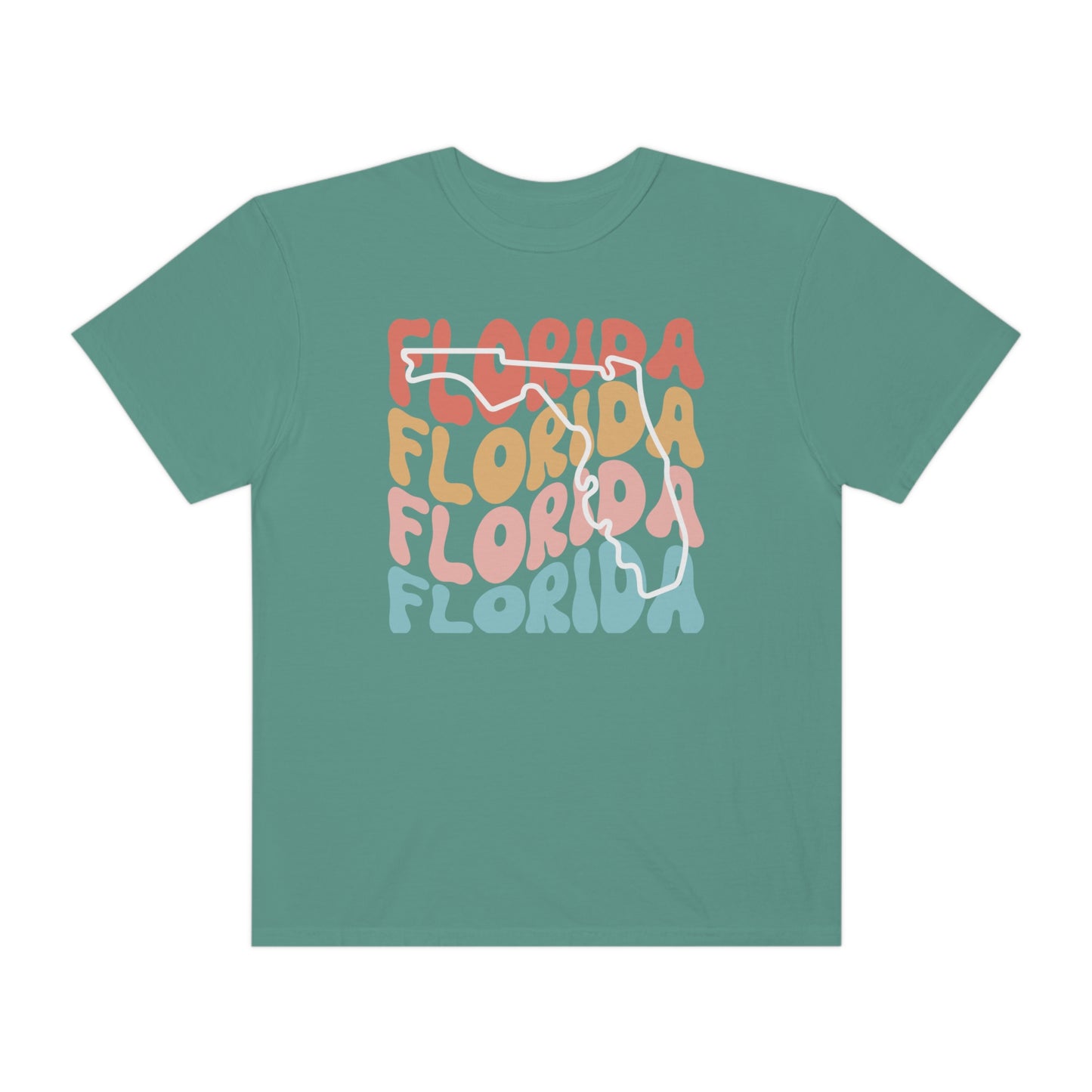 Florida State Shirt, Florida Travel Shirt, Florida Gifts, Beach Vacation TShirt, Summer Clothing, FL Sports Shirt, Retro Florida Graphic Tee