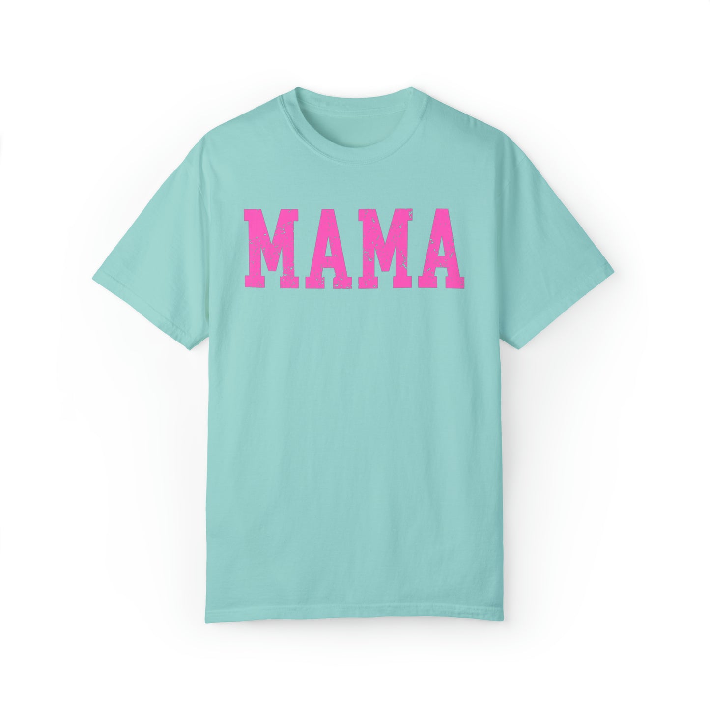 MAMA Mother Mom Bruh Graphic T-Shirt, Gift for Mom, Comfort Colors Crew Shirt, New Mom Shirt, Retro Vintage Mama T-Shirt