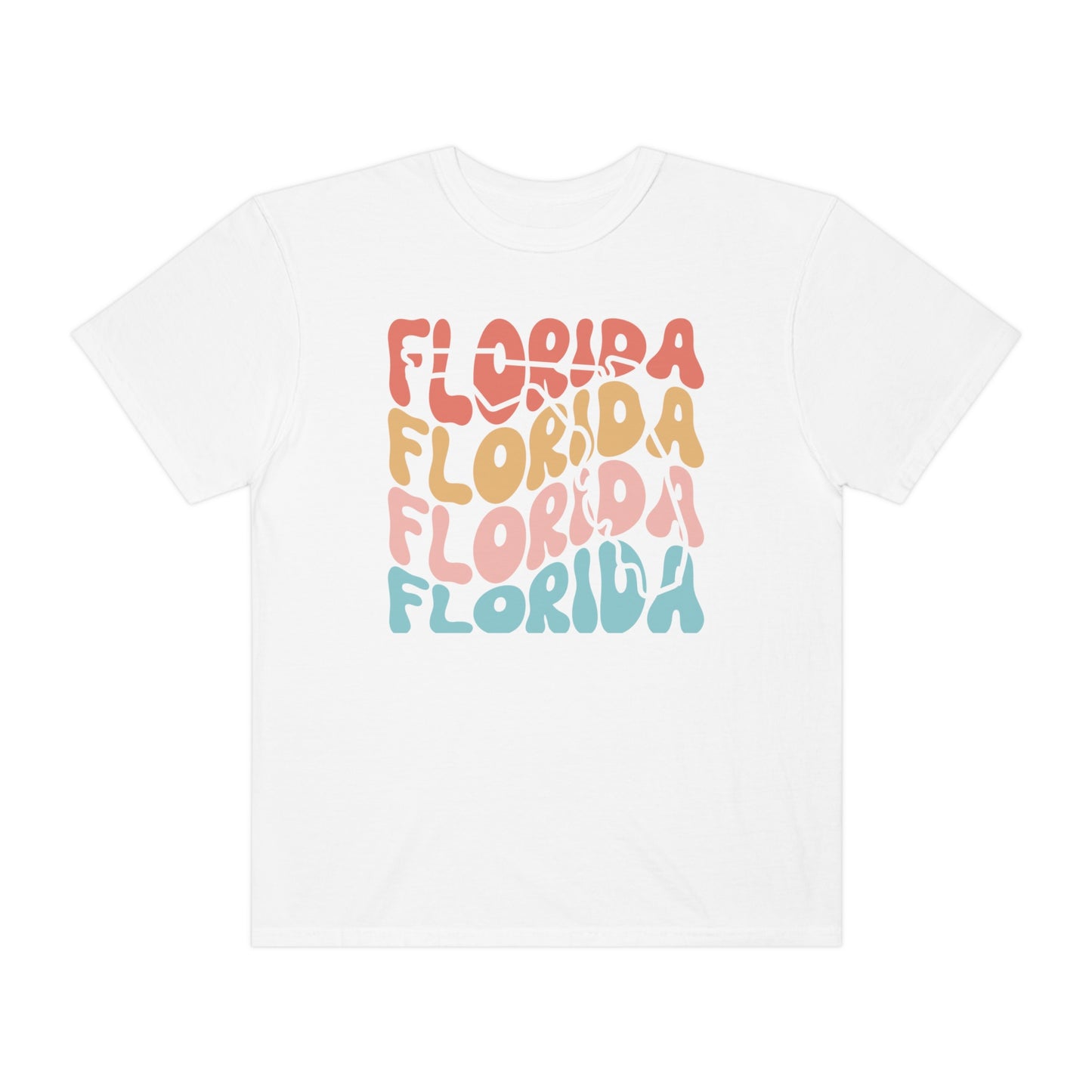 Florida State Shirt, Florida Travel Shirt, Florida Gifts, Beach Vacation TShirt, Summer Clothing, FL Sports Shirt, Retro Florida Graphic Tee