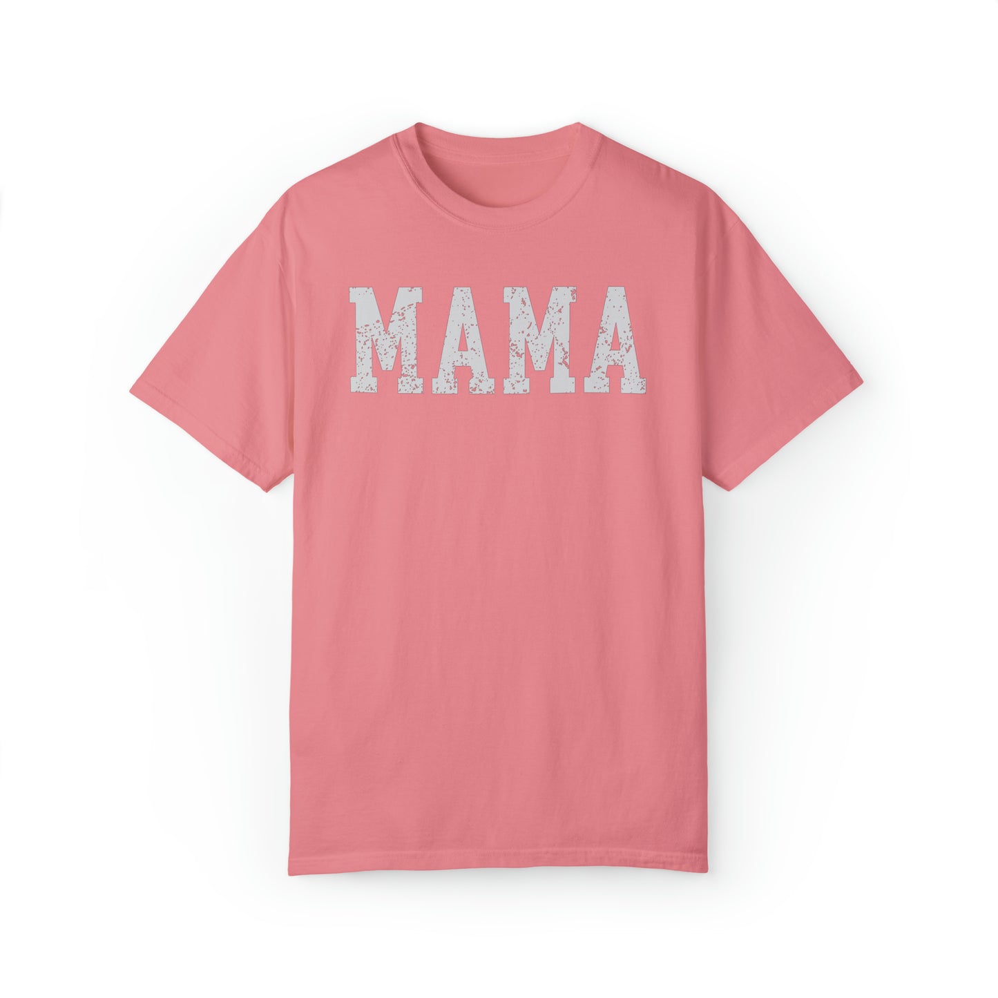 Mama Mom Mother Graphic T-Shirt, Comfort Colors Crewneck Shirt, Gift for Mom Grandma, New Mom Shirt, Baby Shower Gift