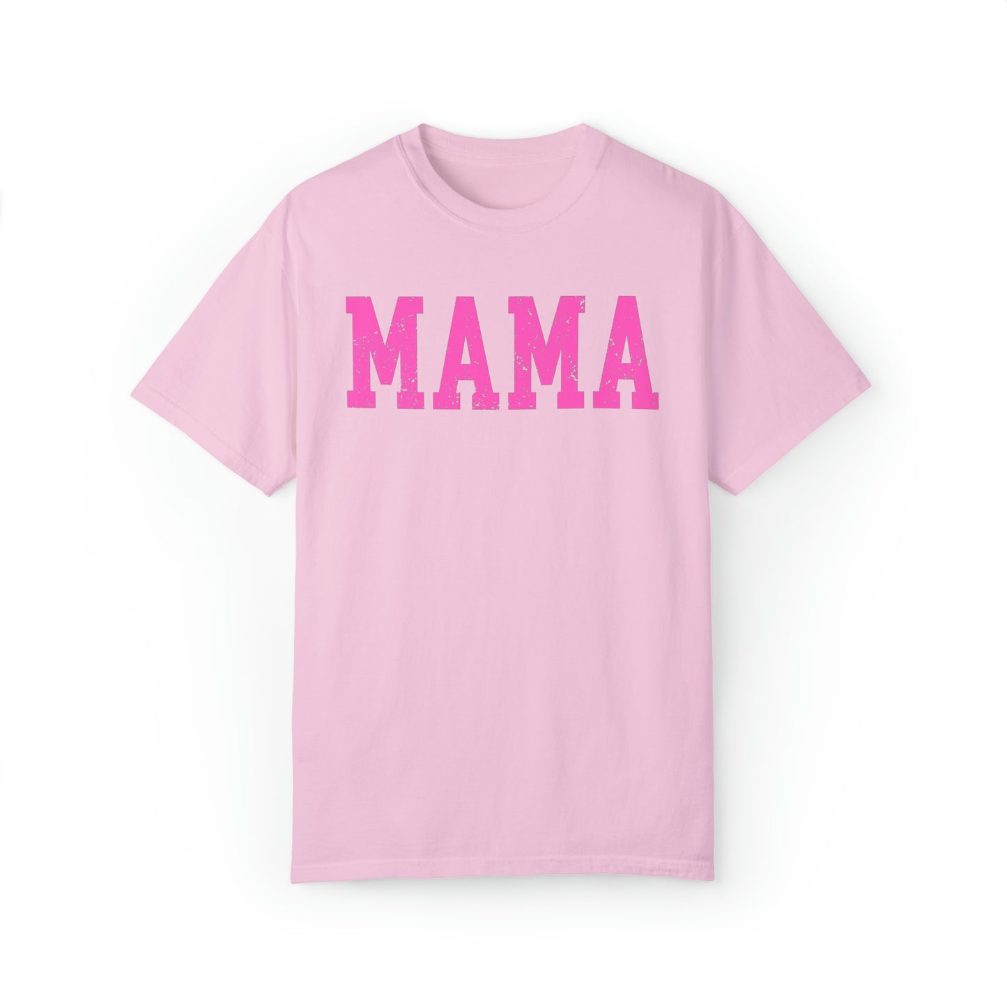 MAMA Mother Mom Bruh Graphic T-Shirt, Gift for Mom, Comfort Colors Crew Shirt, New Mom Shirt, Retro Vintage Mama T-Shirt