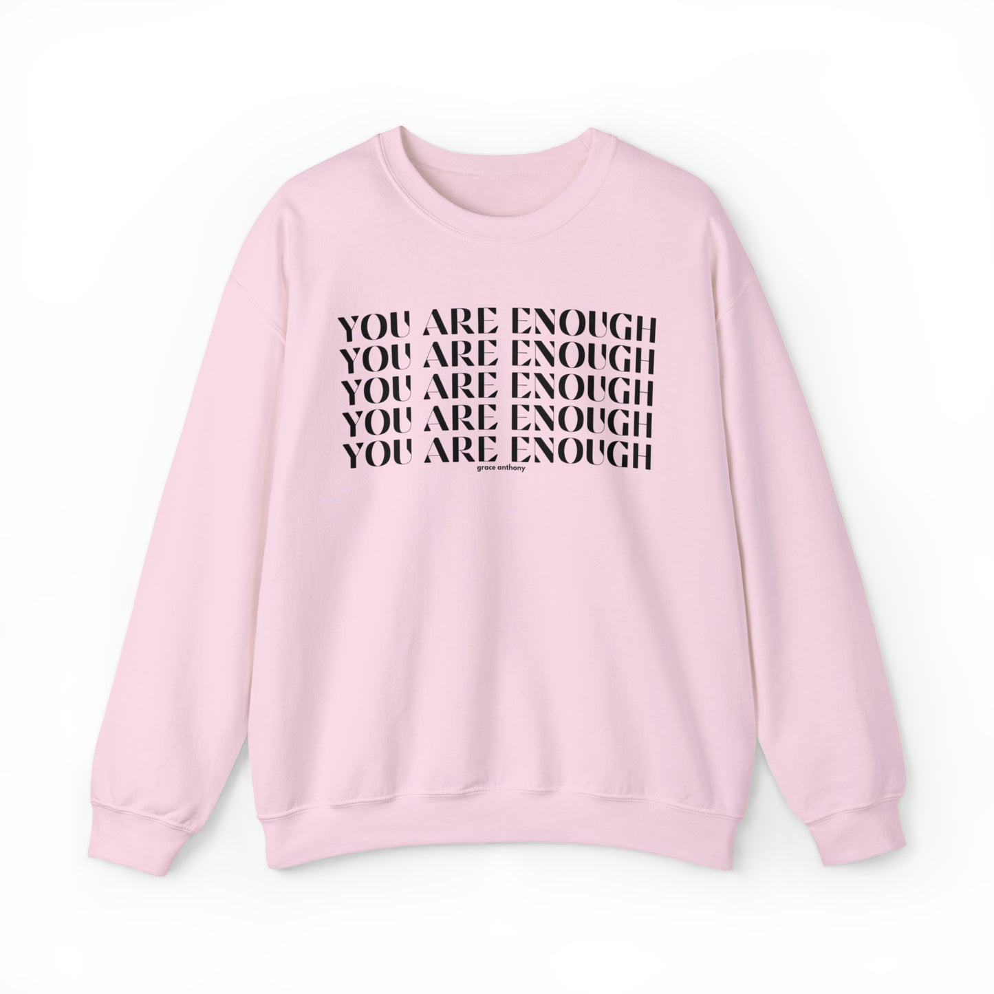 You are ENOUGH Sweatshirt, Just Breathe Motivational Quote, Mental Health Sweatshirt, Men Women Hoodie, Gift for Her Him, Grief Loss Gift