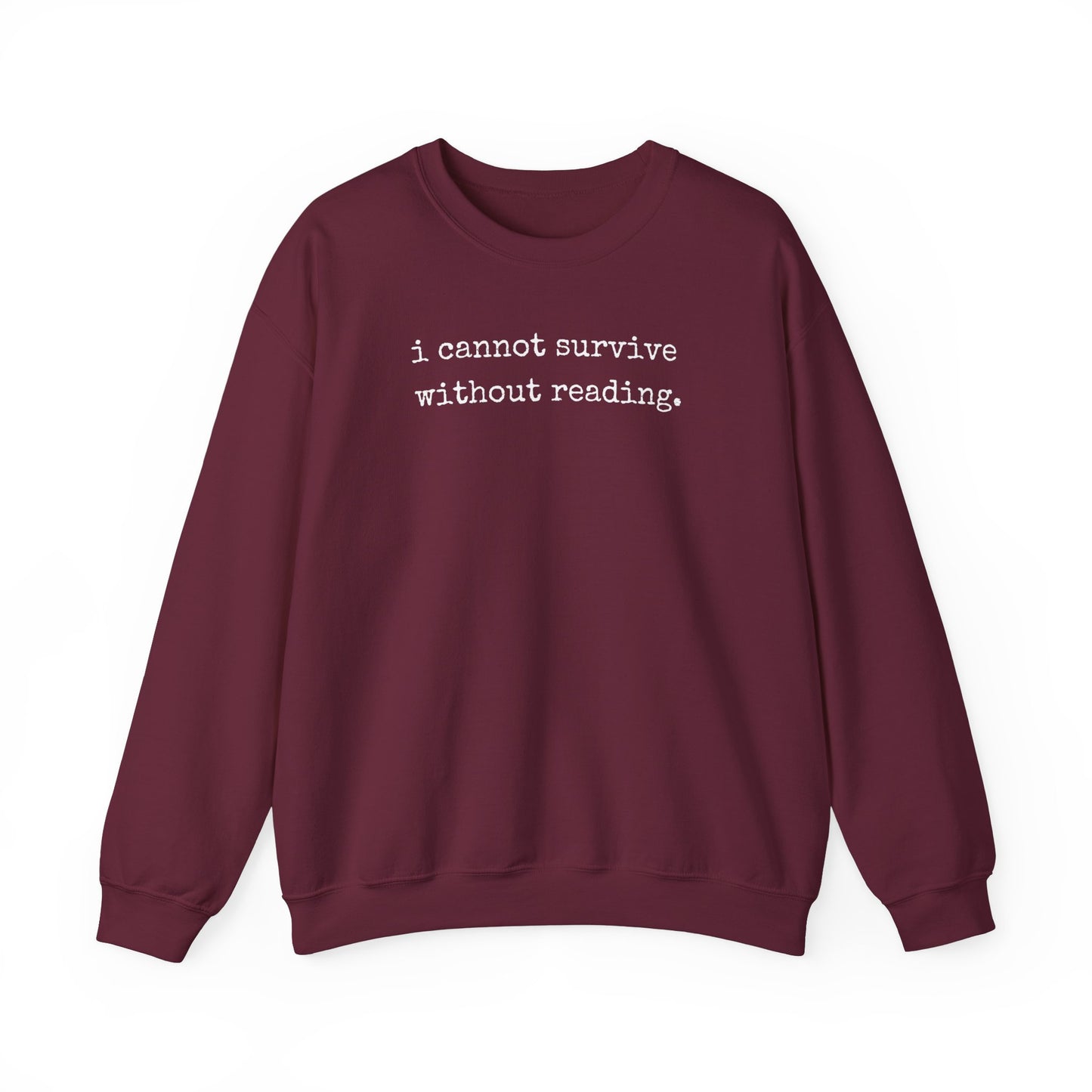 I Cannot Live Without Reading Oversize Sweatshirt Gift for Her Him Book Lover Bookworm Read More Books Banned Books Shirt Hoodie