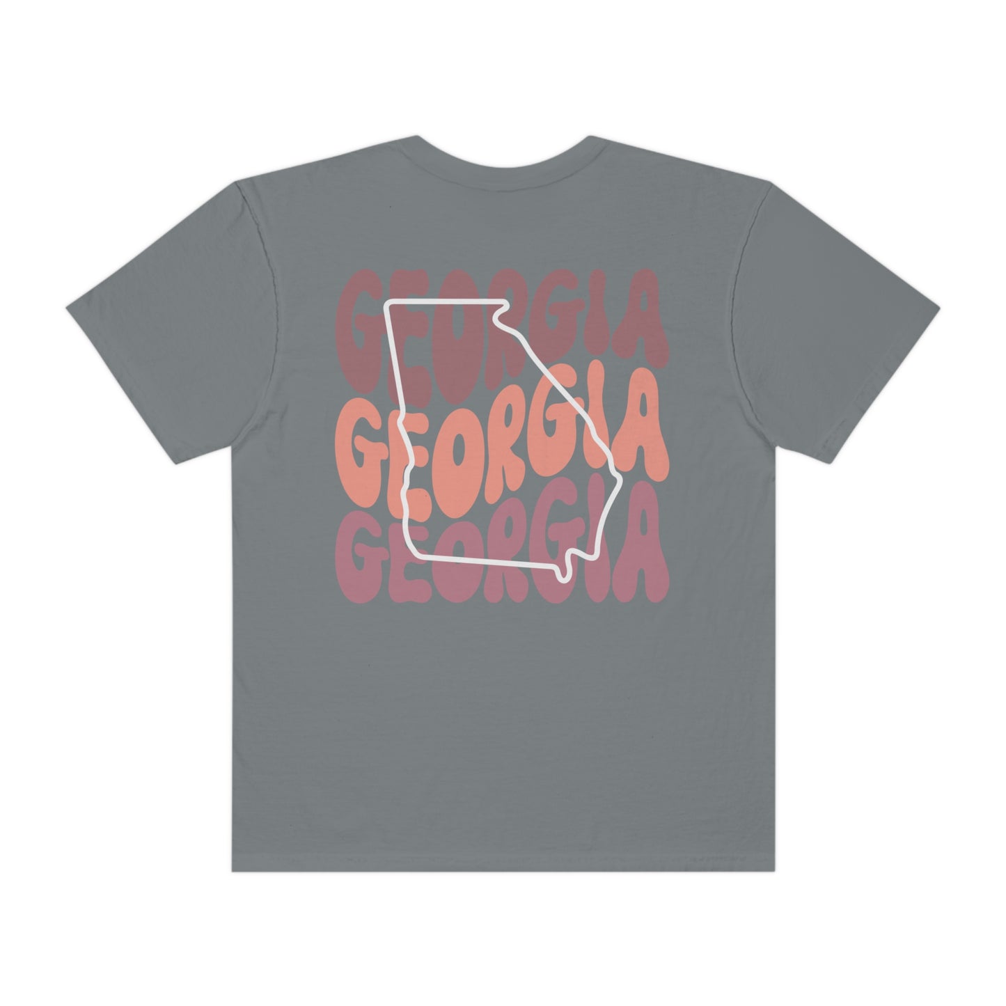 Georgia State Graphic T-Shirt, Moving to GA New Job, Atlanta Georgia Travel Gifts, Georgia Bulldog Shirt, Georgia Peach, GA University Shirt