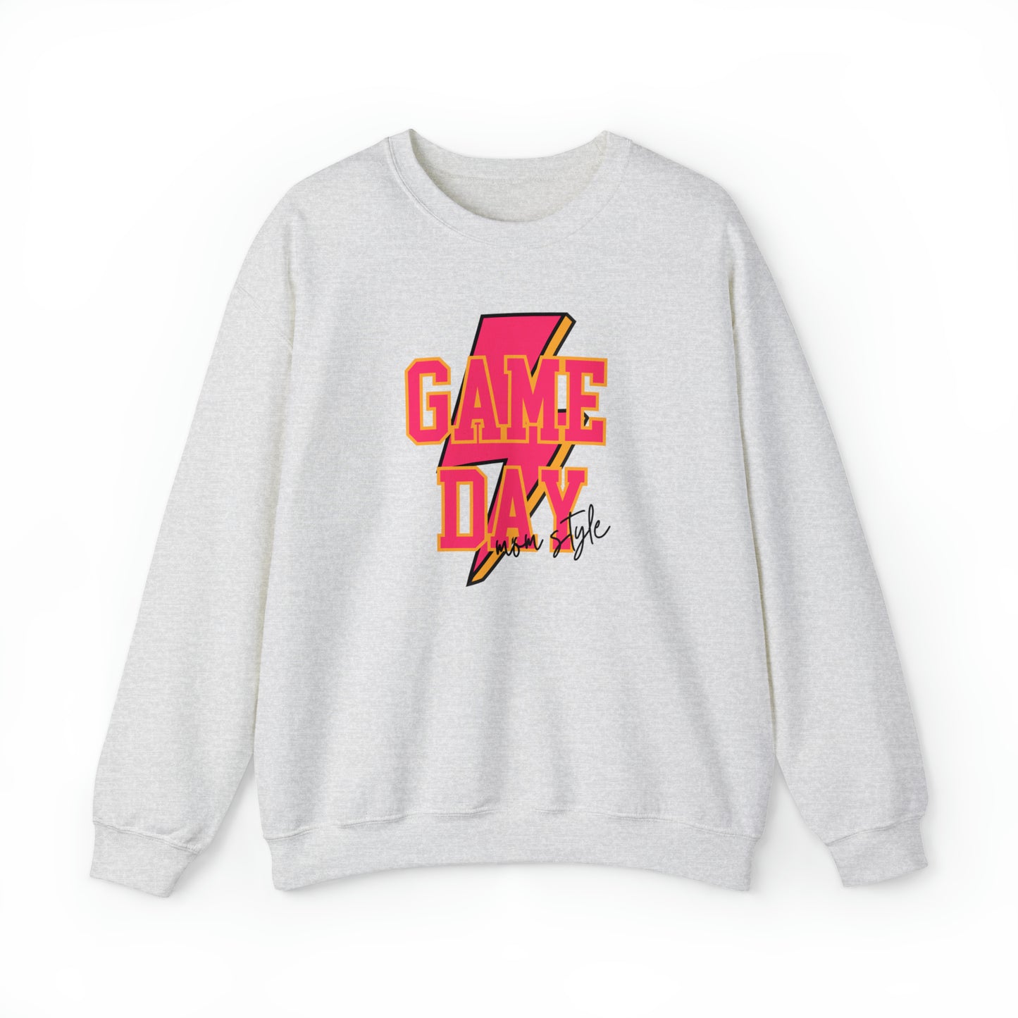 Game Day Mom Style Sweatshirt, Sports Mom Life Sweatshirt, Women's Hoodie, Mom Gift, Football Baseball Volleyball Hockey Soccer Mom Shirt