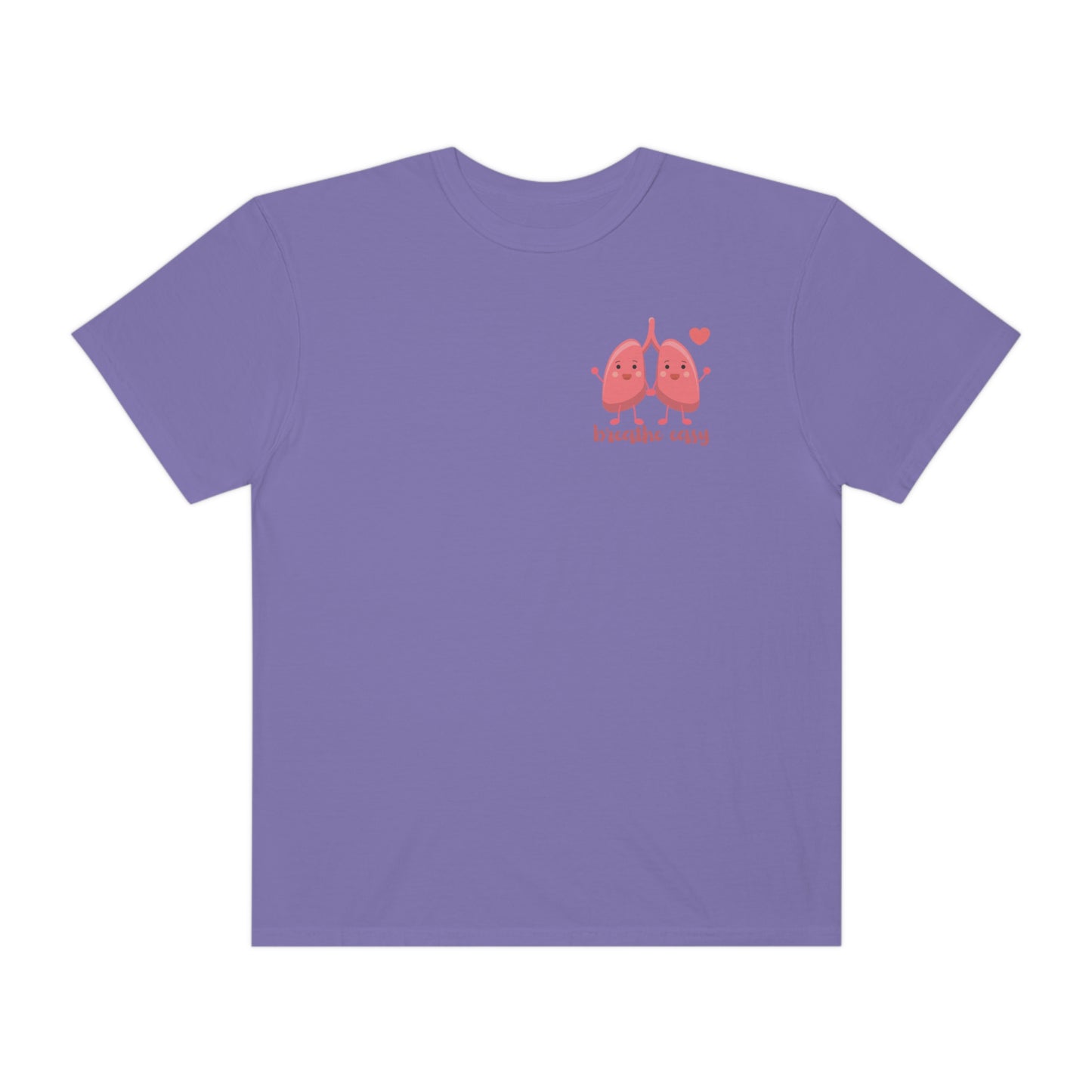 Breathe Easy Respiratory T-Shirt, Nurse Tee, Pulmonary Shirt, Gift for Respiratory Therapist, Gift for Doctor, Nurse Gift,
