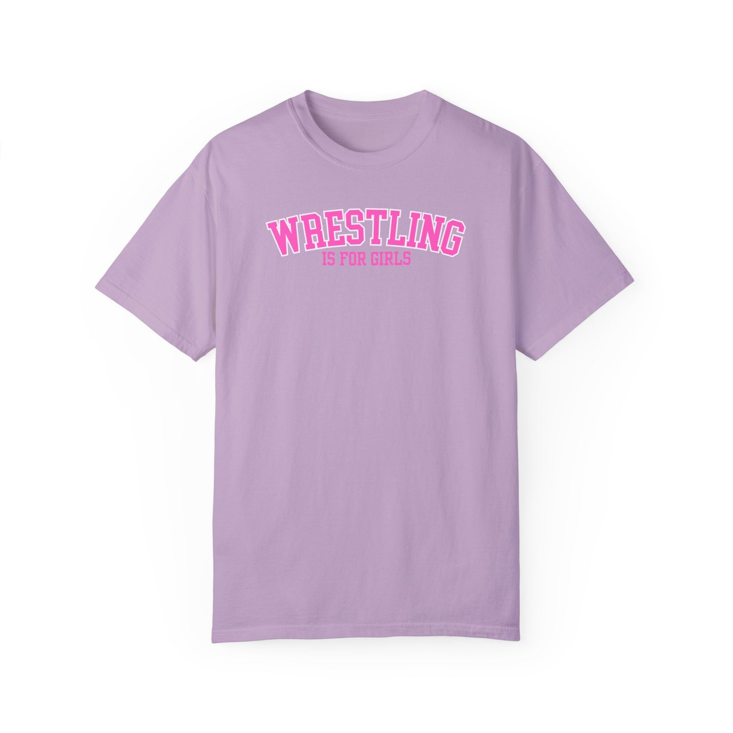 Wrestling is for Girls T-Shirt Girls in Sports Gifts for Girls Wrestling Mom Shirt Trendy Mom Gift for Her Athlete Shirt Team Sport Girl Power