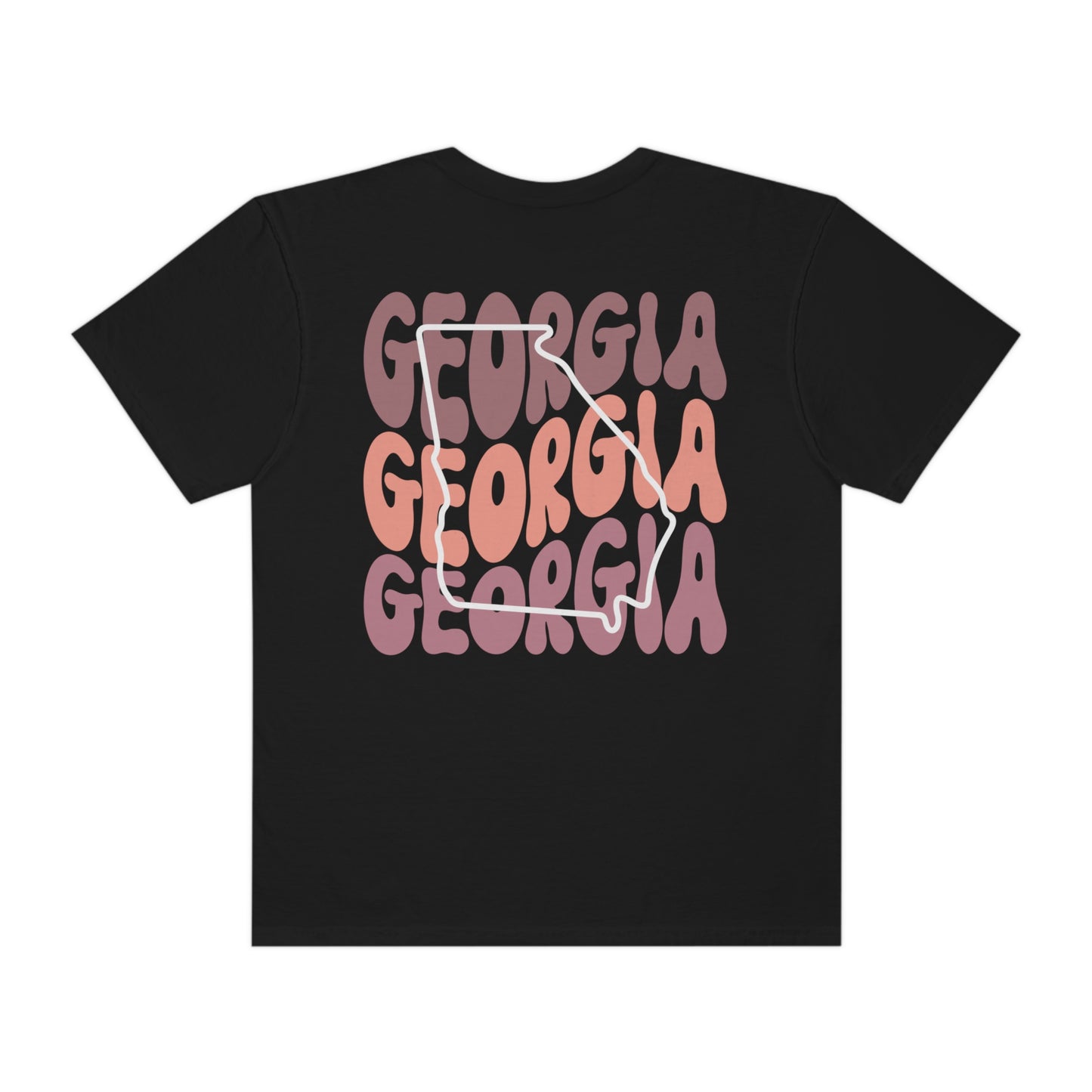 Georgia State Graphic T-Shirt, Moving to GA New Job, Atlanta Georgia Travel Gifts, Georgia Bulldog Shirt, Georgia Peach, GA University Shirt