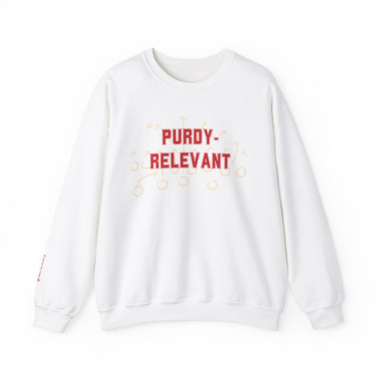 Purdy Relevant San Francisco Super Bowl Oversize Sweatshirt Team Purdy Mahomes Game Day Ready Touchdown Gift for Him Her Dad Mom