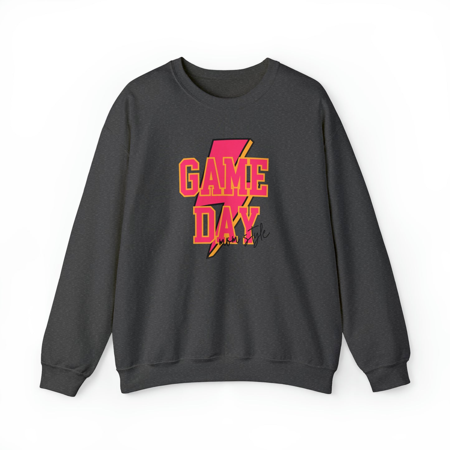 Game Day Mom Style Sweatshirt, Sports Mom Life Sweatshirt, Women's Hoodie, Mom Gift, Football Baseball Volleyball Hockey Soccer Mom Shirt