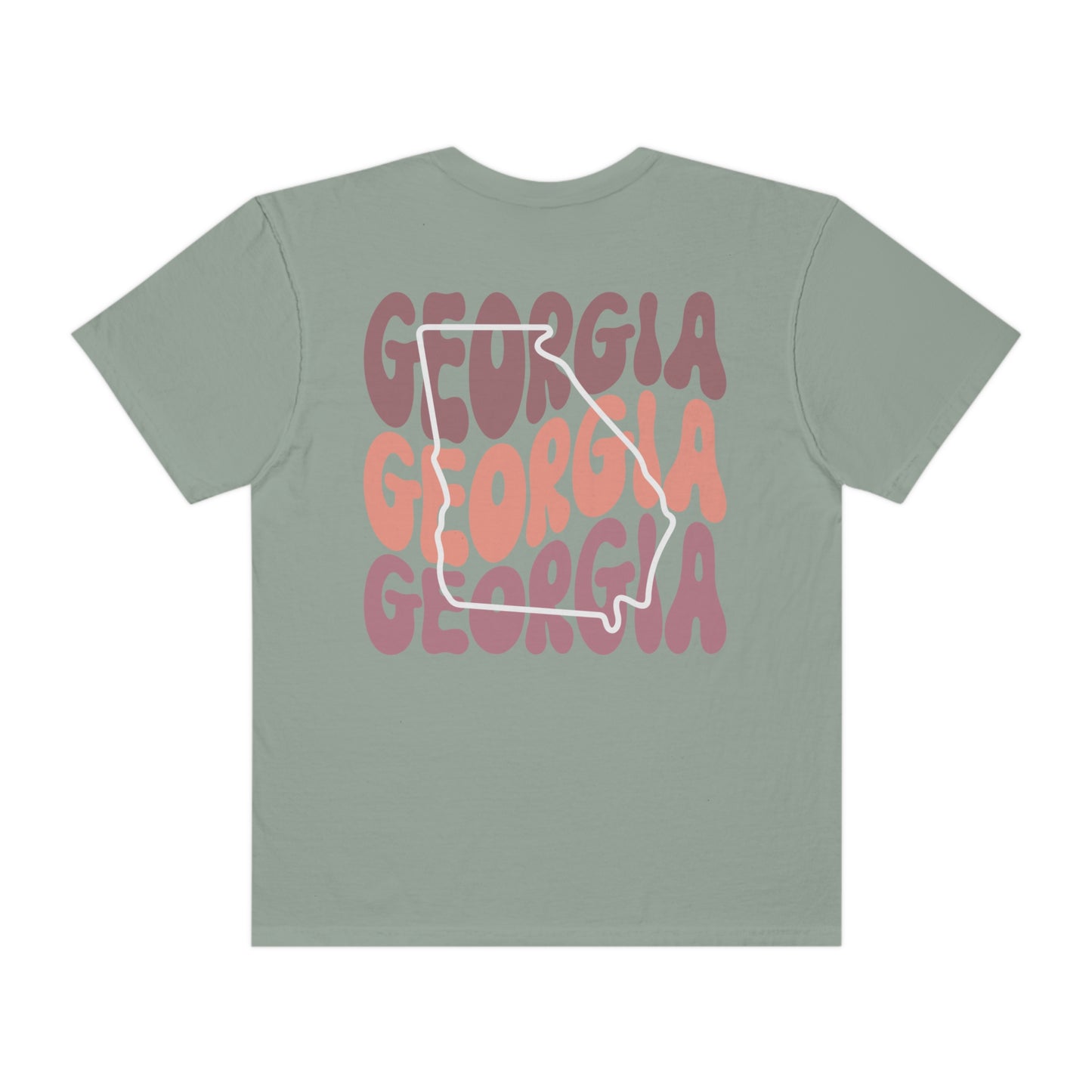 Georgia State Graphic T-Shirt, Moving to GA New Job, Atlanta Georgia Travel Gifts, Georgia Bulldog Shirt, Georgia Peach, GA University Shirt