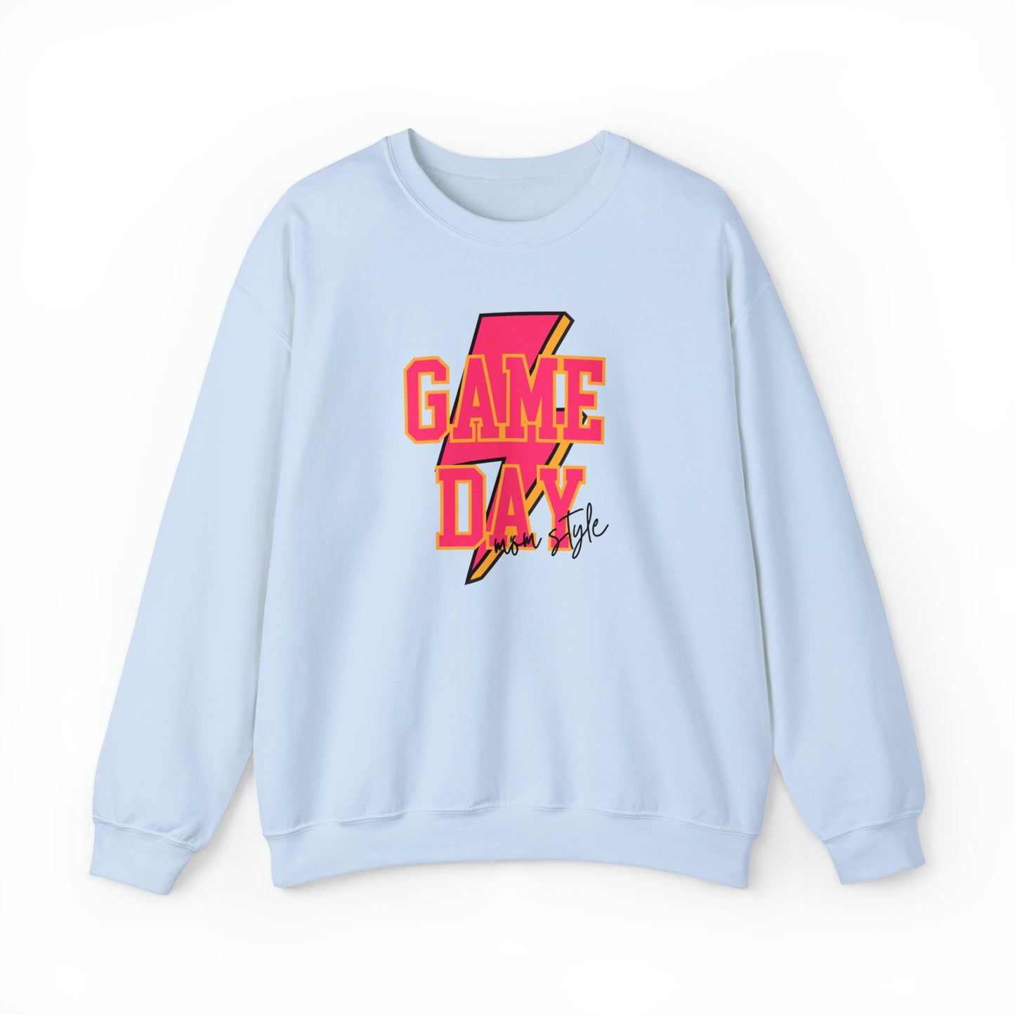 Game Day Mom Style Sweatshirt, Sports Mom Life Sweatshirt, Women's Hoodie, Mom Gift, Football Baseball Volleyball Hockey Soccer Mom Shirt