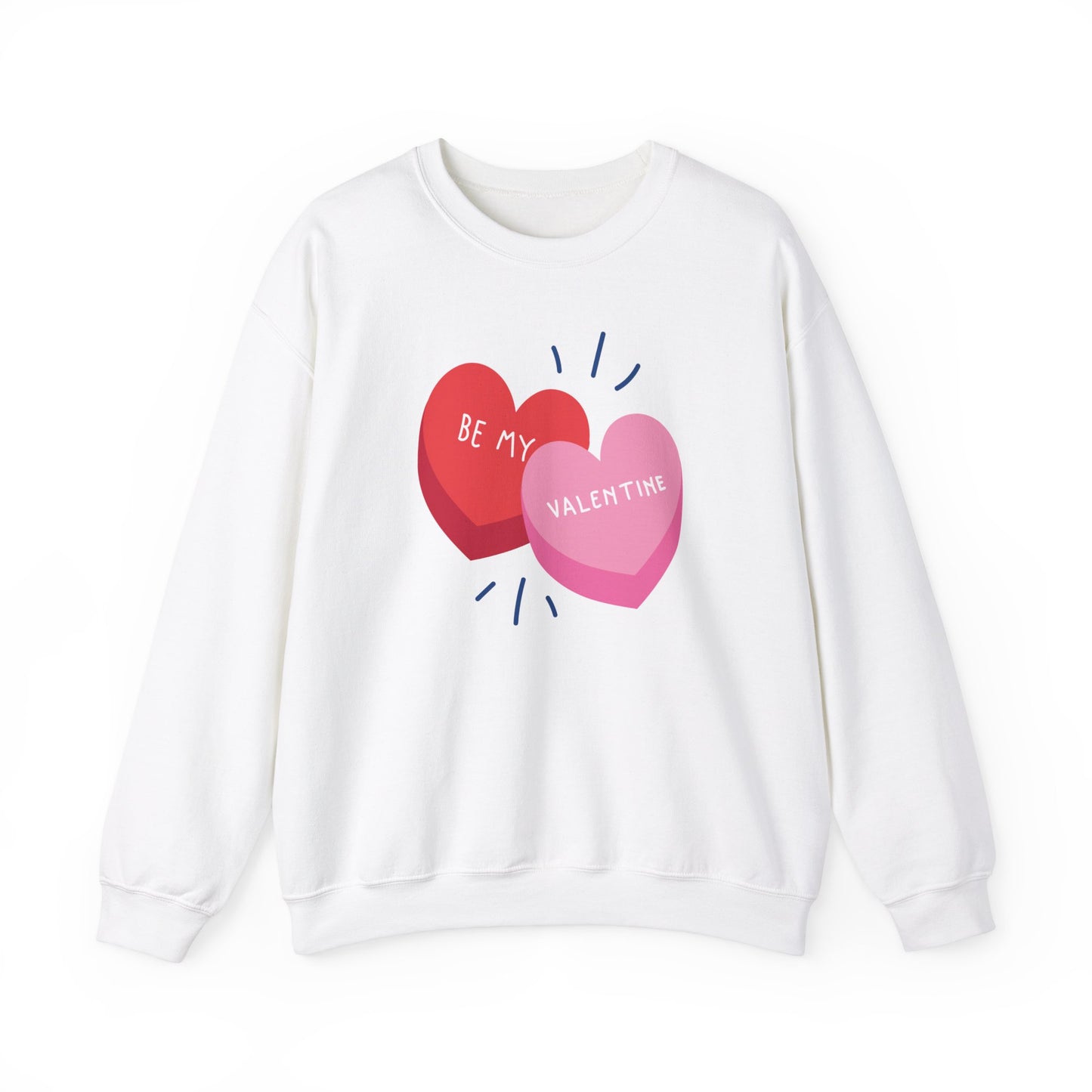 Be My Valentine Sweatshirt Hearts I Love You Shirt Oversize Hoodie Sweet Cute Candy Valentine's Day Gift Best Friend Gift Wife Mom Gift