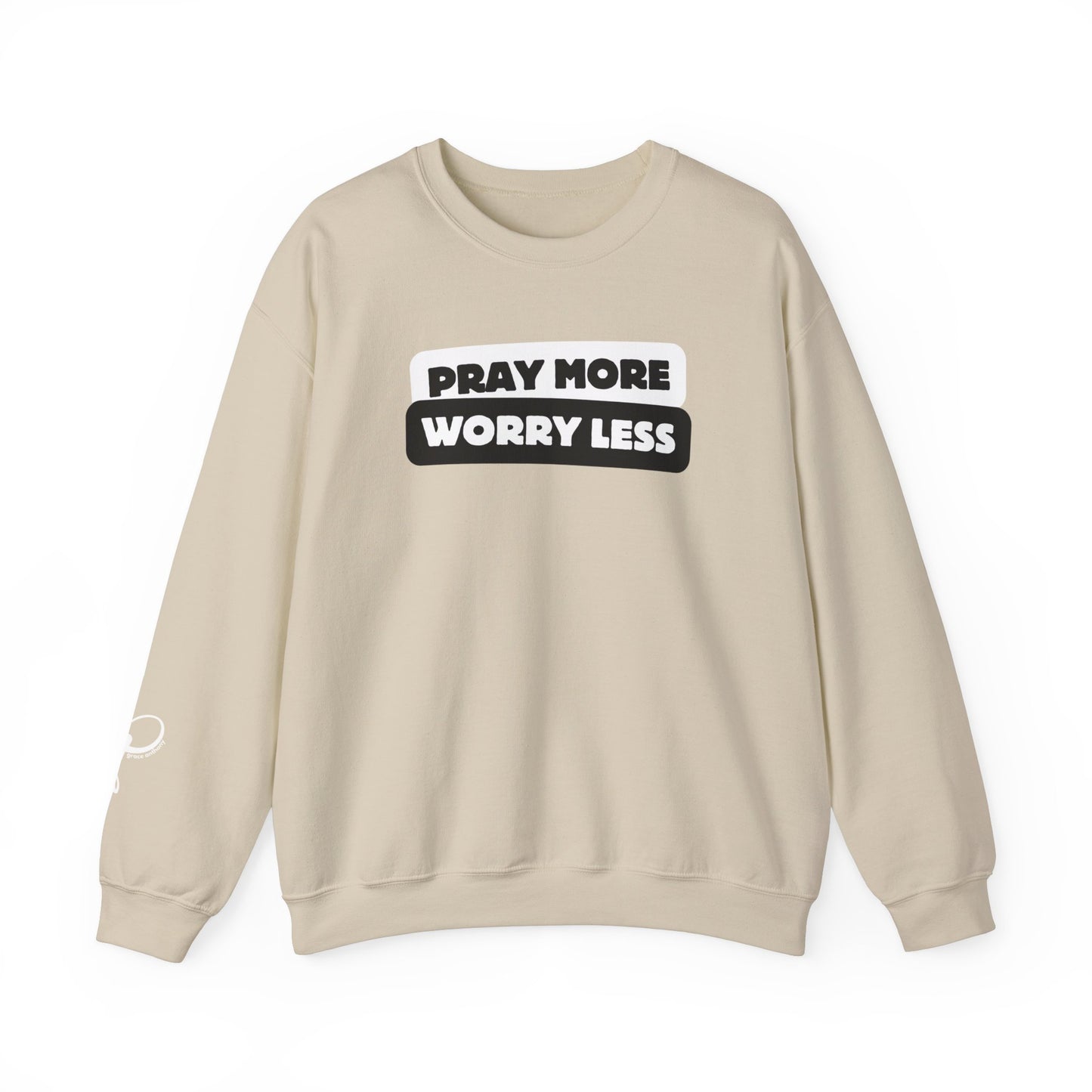 Pray More Worry Less Men Women Sweatshirt Hoodie Christian Bible Quotes Inspiration Motivation Quotes Gift for Her Him Prayer Request