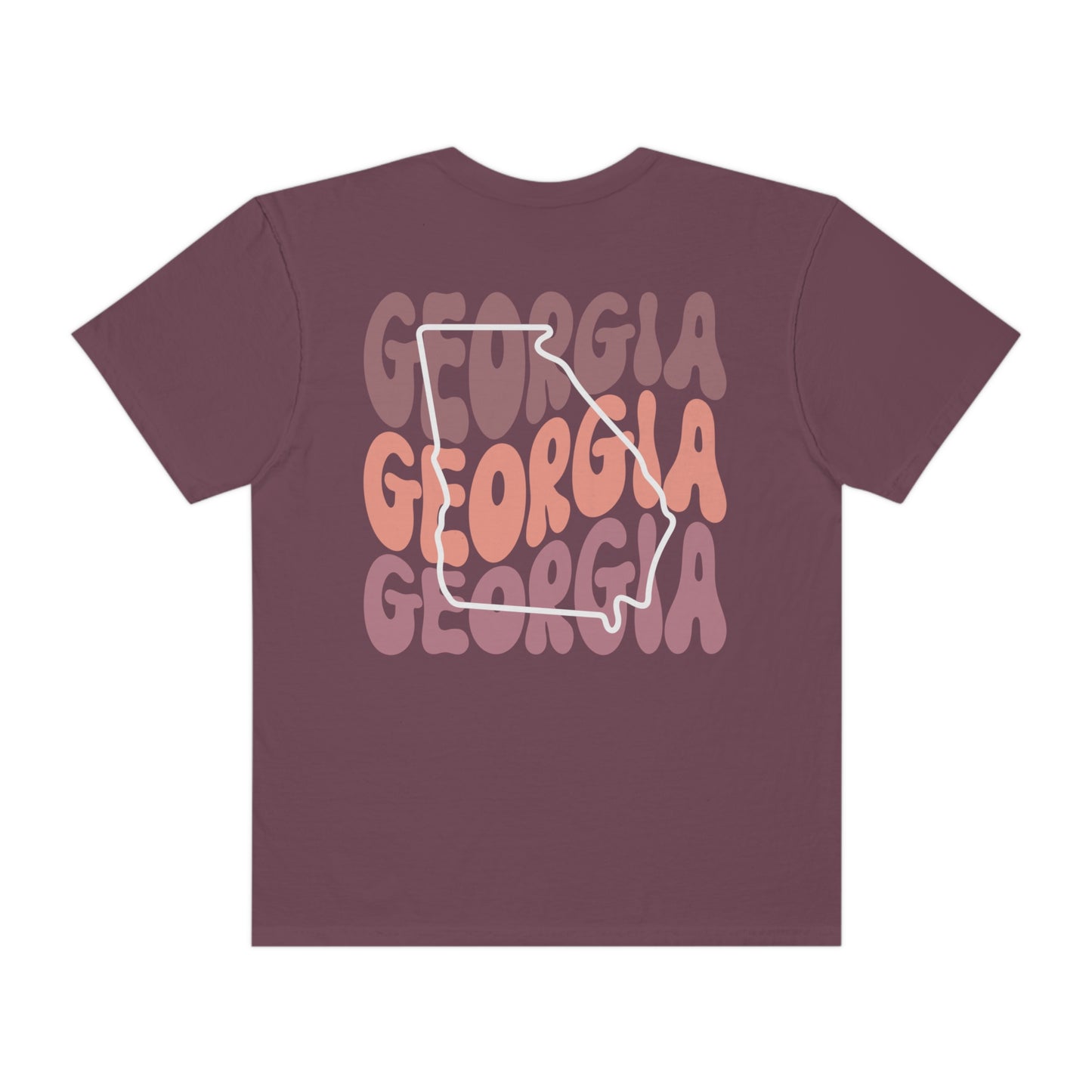 Georgia State Graphic T-Shirt, Moving to GA New Job, Atlanta Georgia Travel Gifts, Georgia Bulldog Shirt, Georgia Peach, GA University Shirt