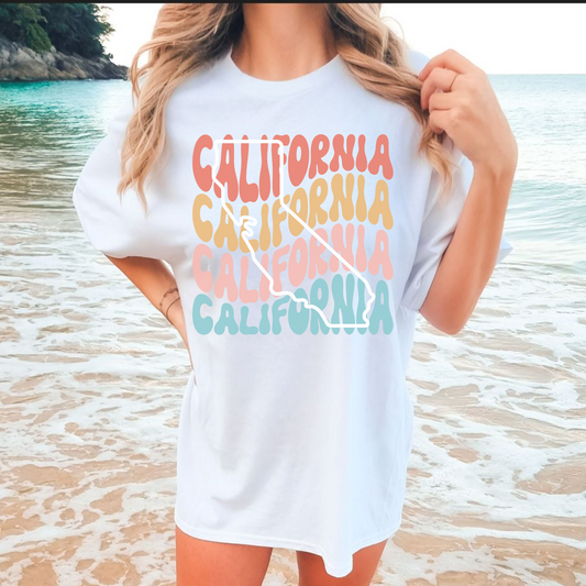 California CA Shirt, Los Angeles Malibu Napa San Diego Shirt, Beach Vacation Tee, California Gifts, Moving to California