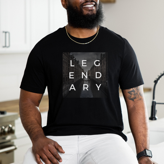 Legendary Iconic Shirt for Men, Gift for Him, Workout Athletic Sport Shirt, Dad Bod Shirt, Summer Travel Shirt for Men, Trendy Shirt for Men