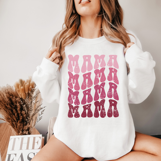 Mama Sweatshirt, Retro Vintage Distressed Sweatshirt, Women Hoodies, Mom Life Shirt, Soccer Mom Sweatshirt, Cool Mom, Gift for Mom, Girl Mom