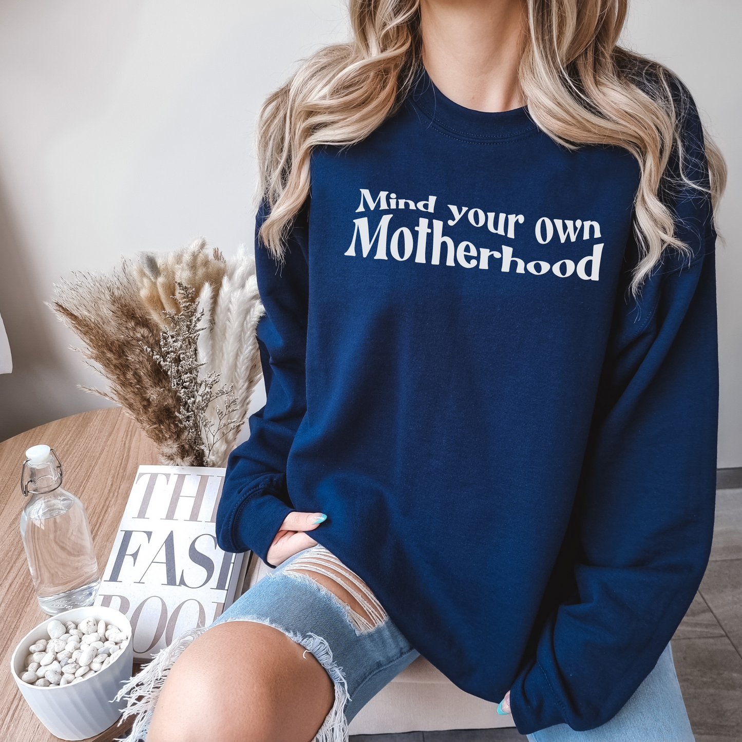 Mind Your Own Motherhood Sweatshirt, Mother Mama Mom Sweatshirt, Cute Trendy Mom Sweatshirt, Women Hoodies, Funny Sarcastic Sweatshirt