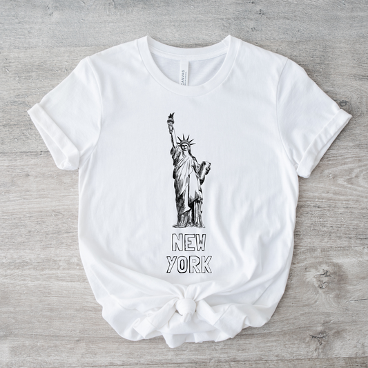 New York NYC Shirt, New York Gift, Statue of Liberty Shirt, Freedom TShirts, Patriotic USA T-Shirts, NY Sports Tee, Broadway Wall Street Tee