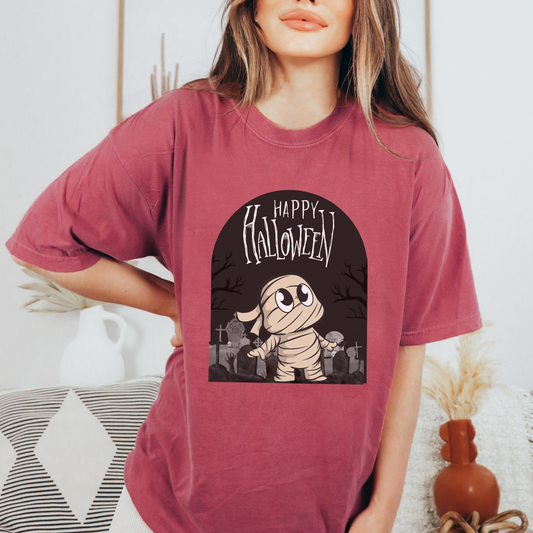 Cute Mummy Halloween Shirt, Scary Graveyard Shirt, Happy Halloween, Matching Family Halloween Shirt, Gift for Halloween, Horror Monster